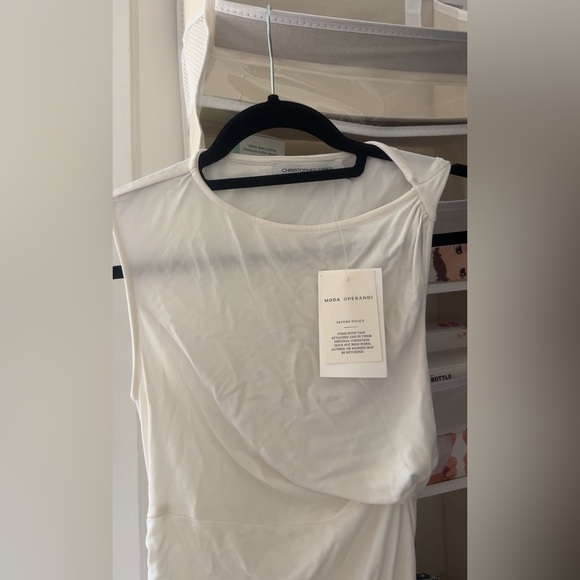 Christopher Esber White Ruched Sheath Maxi Dress - Picture 7 of 12